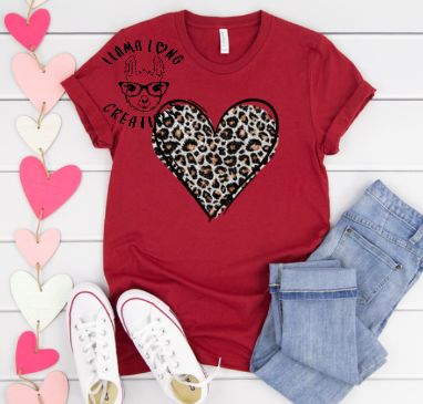 Leopard Heart Shirt