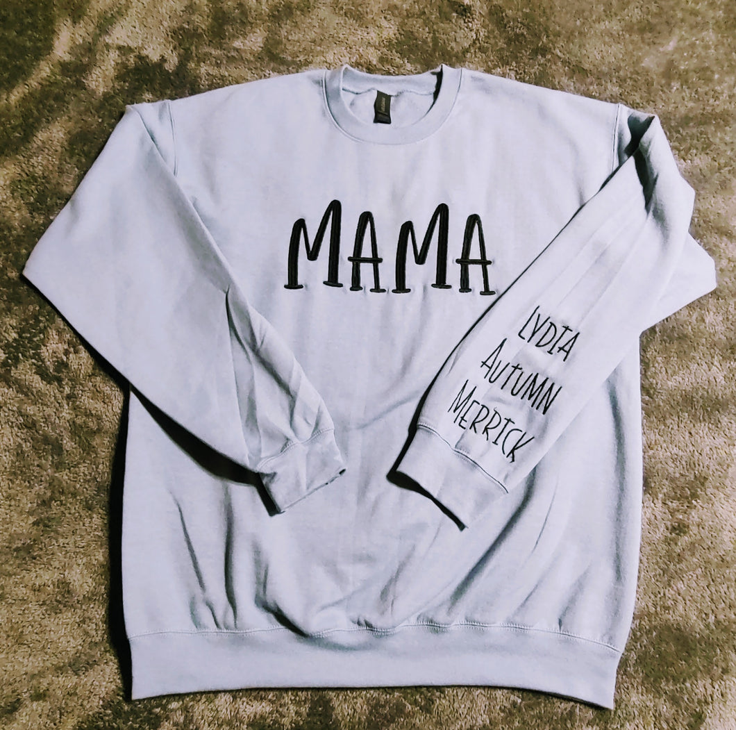 Mama Embroidered sweatshirt