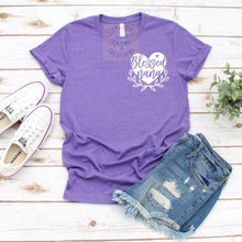 Load image into Gallery viewer, Blessed mama tee shirt
