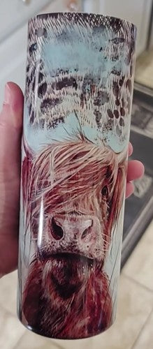 Highland Cow 20oz tumbler